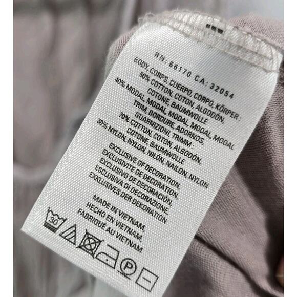 Anthropologie Top Womens Medium Purple Tank Lavender Meadow Rue - Picture 9 of 11